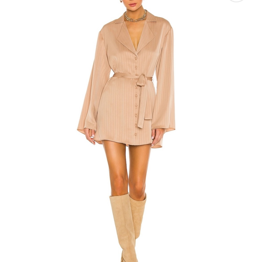 LPA Dress Shirt with Waist Tie (Revolve)